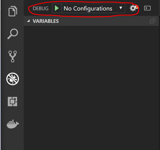 No Configurations are present