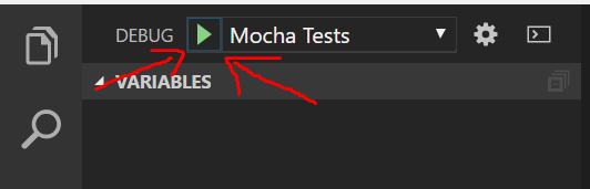 Click this button to start the debugger